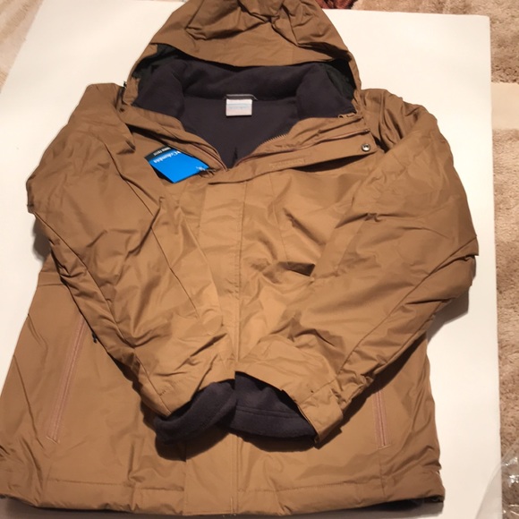 NWT COLUMBIA TUNNEL FALLS Interchange jacket men’s M layers coat - Picture 11 of 13